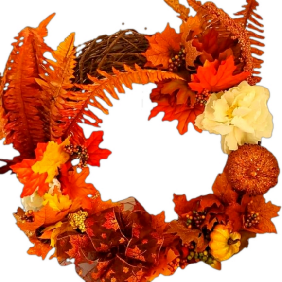 Fall Thanksgiving wreath - Picture 1 of 8